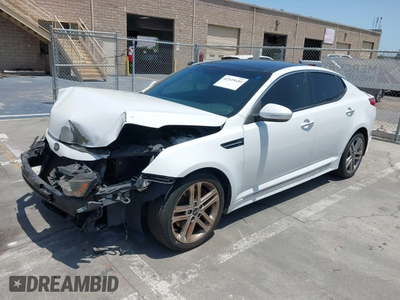 2013 Kia Optima SX with VIN 5XXGR4A6XDG106409, listed as a IAAI auction lot 42525630 with 213,722 mi miles and . Bid and sale history available at DreamBid. Image 18.