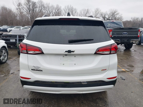 2022 Chevrolet Equinox RS with VIN 3GNAXMEVXNS118530, listed as a IAAI auction lot 41452469 with 53,217 mi miles and . Bid and sale history available at DreamBid. Image 16.