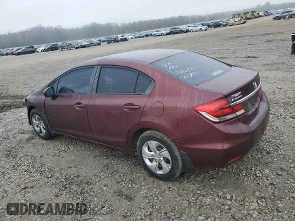 2015 Honda Civic LX with VIN 19XFB2F54FE017757, listed as a Copart auction lot 85159674 with 144,895 mi miles and Salvage Title. Bid and sale history available at carsss.com. Image 2.
