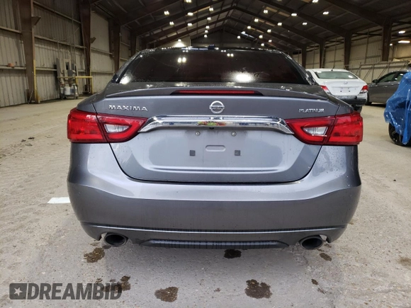 2016 Nissan Maxima Platinum with VIN 1N4AA6AP1GC427122, listed as a Copart auction lot 58720715 with 159,045 mi miles and Salvage title. Bid and sale history available at DreamBid. Image 6.