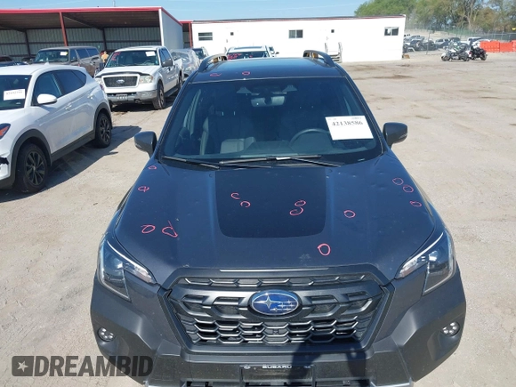 2024 Subaru Forester Wilderness with VIN JF2SKAJC3RH519044, listed as a IAAI auction lot 42138586 with 9,342 mi miles and . Bid and sale history available at DreamBid. Image 6.