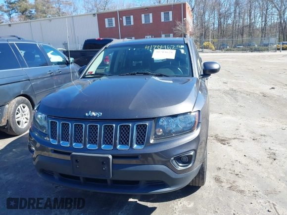 2016 Jeep Compass High Altitude Edition with VIN 1C4NJDEB2GD746490, listed as a IAAI auction lot 41704628 with 95,732 mi miles. Bid and sale history available at carsss.com. Image 12.