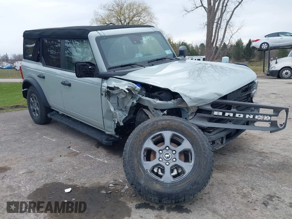 2024 Ford Bronco Big Bend with VIN 1FMDE7BH7RLA97347, listed as a IAAI auction lot 41995797 with 2,106 mi miles and . Bid and sale history available at DreamBid. Image 1.