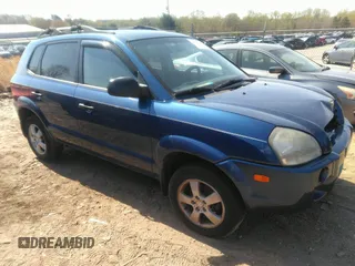 2006 Hyundai Tucson GL with VIN KM8JM12B46U402808, listed as a IAAI auction lot 41902007 with 127,432 mi miles. Bid and sale history available at carsss.com. Image 1.