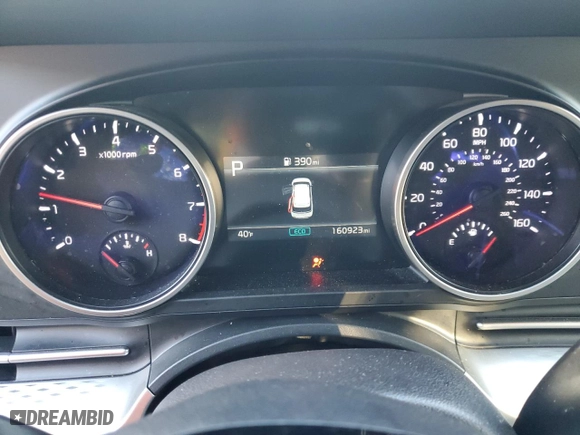 2022 Kia Carnival LXS with VIN KNDNB4H3XN6190223, listed as a Copart auction lot 46894485 with 160,923 mi miles and Salvage Title. Bid and sale history available at carsss.com. Image 9.
