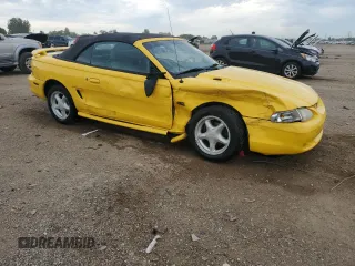 1994 Ford Mustang with VIN 1FALP45T6RF190213, listed as a Copart auction lot 61139925 with 177,719 mi miles and Salvage title. Bid and sale history available at DreamBid. Image 4.