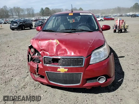 2009 Chevrolet Aveo 1LT with VIN KL1TD66EX9B301097, listed as a Copart auction lot 49600825 with 130,399 mi miles and Salvage title. Bid and sale history available at DreamBid. Image 11.