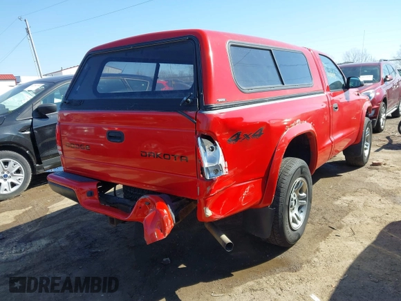 2004 Dodge Dakota с VIN 1D7GG36K04S680034, выставлен на аукционе IAAI как лот 41760693 с пробегом 166 561 миль миль и . История ставок и продаж доступна на DreamBid. Изображение 4.
