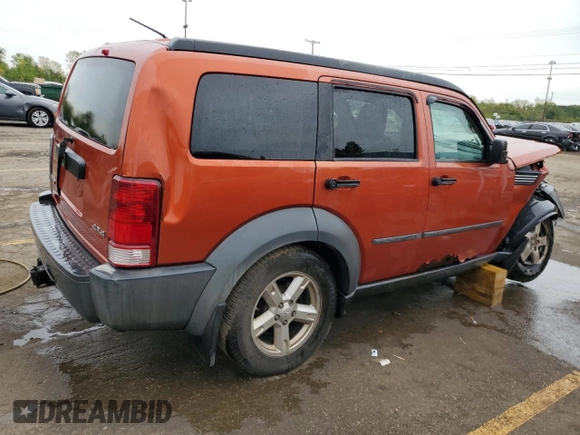 2007 Dodge Nitro SXT with VIN 1D8GU28K97W587506, listed as a Copart auction lot 72824234 with 221,093 mi miles and Clean Title. Bid and sale history available at DreamBid. Image 3.