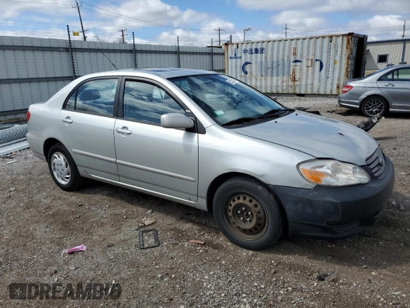 2003 Toyota Corolla CE with VIN 1NXBR32EX3Z067237, listed as a Copart auction lot 53207065 with 154,054 mi miles and Clean Title. Bid and sale history available at DreamBid. Image 4.