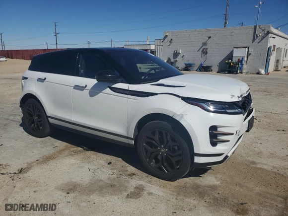 2020 Land Rover Range Rover Evoque R-Dynamic S with VIN SALZT2GX9LH016967, listed as a Copart auction lot 46663395 with 57,437 mi miles and Salvage Title. Bid and sale history available at carsss.com. Image 4.