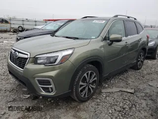 2021 Subaru Forester Limited z VIN JF2SKAUC1MH496416, wystawiony jako Copart lot #44743435 z przebiegiem 83 236 mil mil oraz Szkoda całkowita • Salvage title. Historia ofert i sprzedaży dostępna na DreamBid. Obrazek 1.