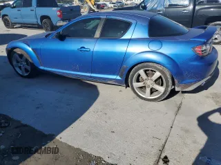 2005 Mazda RX-8 with VIN JM1FE173950146017, listed as a Copart auction lot 81470144 with 65,819 mi miles and Clean Title. Bid and sale history available at carsss.com. Image 2.