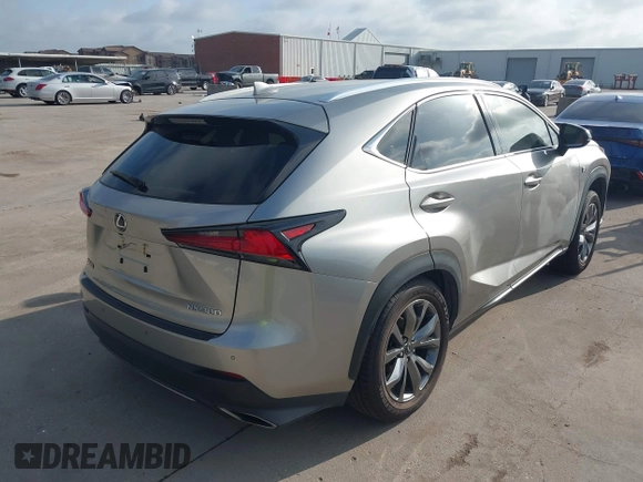 2020 Lexus NX 300 F Sport with VIN JTJSARBZ7L2175681, listed as a IAAI auction lot 42551410 with 49,965 mi miles and . Bid and sale history available at DreamBid. Image 4.