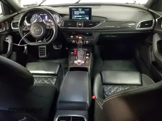 2018 Audi S6 Premium Plus with VIN WAUFFAFC4JN034315, listed as a Copart auction lot 48029555 with 75,550 mi miles and Salvage Title. Bid and sale history available at carsss.com. Image 8.