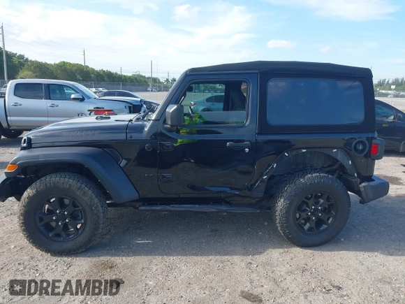 2021 Jeep Wrangler Sport z VIN 1C4GJXAN7MW796019, wystawiony jako IAAI lot #42172407 z przebiegiem 34 128 mil mil oraz . Historia ofert i sprzedaży dostępna na DreamBid. Obrazek 14.