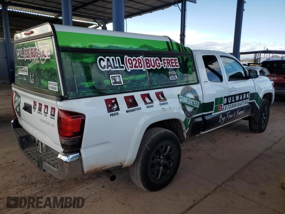 2023 Toyota Tacoma SR with VIN 3TYSX5EN3PT018395, listed as a Copart auction lot 48757055 with 28,002 mi miles and Salvage title. Bid and sale history available at DreamBid. Image 3.