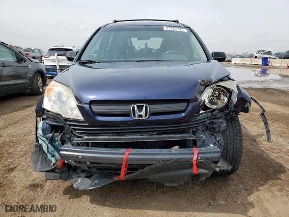 2007 Honda CR-V LX with VIN JHLRE48317C097364, listed as a Copart auction lot 51022175 with 163,372 mi miles and Salvage Title. Bid and sale history available at carsss.com. Image 5.