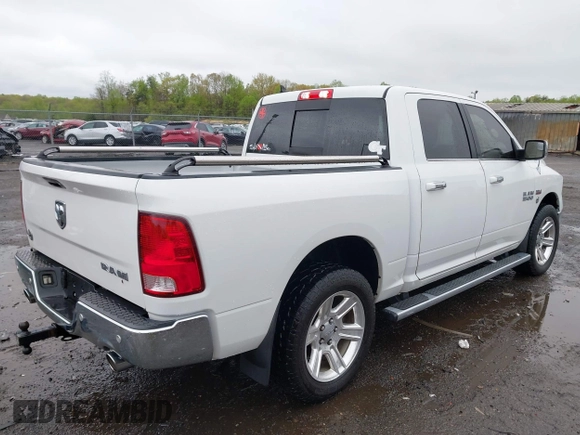 2018 Ram 1500 Lone Star Silver with VIN 1C6RR6LT1JS119520, listed as a IAAI auction lot 41968636 with 114,681 mi miles and . Bid and sale history available at DreamBid. Image 4.