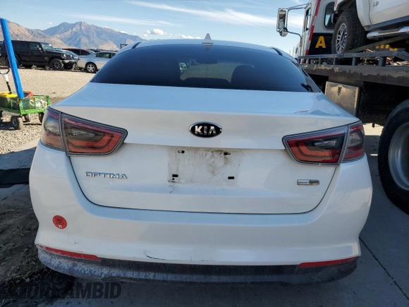 2014 Kia Optima Hybrid LX with VIN KNAGM4AD2E5065242, listed as a Copart auction lot 72187224 with Not Provided miles and Salvage Title. Bid and sale history available at carsss.com. Image 6.