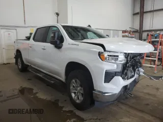 2022 Chevrolet Silverado 1500 with VIN 3GCUDDET3NG505002, listed as a Copart auction lot 88791045 with 99,883 mi miles and Salvage Title. Bid and sale history available at DreamBid. Image 4.