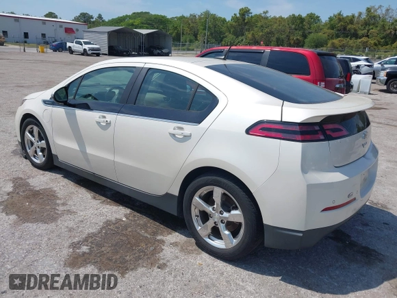 2014 Chevrolet Volt with VIN 1G1RB6E4XEU152117, listed as a IAAI auction lot 42107089 with 130,376 mi miles and . Bid and sale history available at carsss.com. Image 3.
