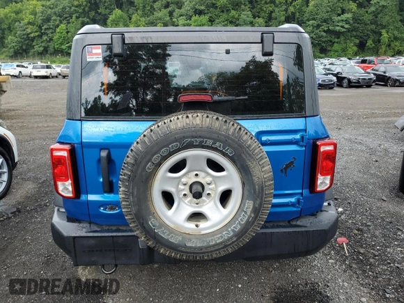 2023 Ford Bronco with VIN 1FMDE5AH5PLB24970, listed as a Copart auction lot 78403864 with 6,449 mi miles and Salvage Title. Bid and sale history available at DreamBid. Image 6.