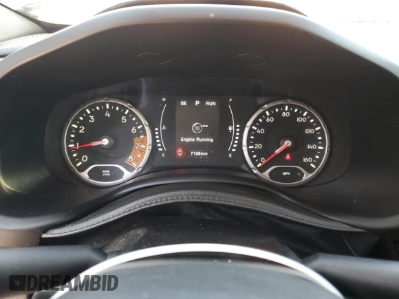 2020 Jeep Renegade Jeepster z VIN ZACNJAAB0LPL03333, wystawiony jako Copart lot #61016634 z przebiegiem 71 984 mil mil oraz Czysty tytuł • Clean title. Historia ofert i sprzedaży dostępna na DreamBid. Obrazek 9.