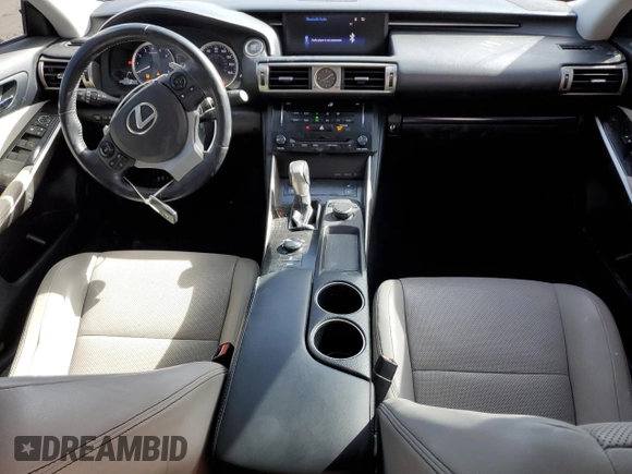 2014 Lexus IS 250 with VIN JTHCF1D23E5002900, listed as a Copart auction lot 57268055 with 166,819 mi miles and Salvage title. Bid and sale history available at DreamBid. Image 8.