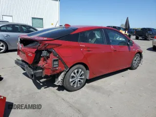 2021 Toyota Prius LE with VIN JTDKAMFP8M3179507, listed as a Copart auction lot 52571255 with 88,966 mi miles and Salvage Title. Bid and sale history available at DreamBid. Image 3.