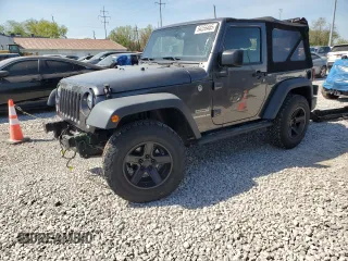 2016 Jeep Wrangler Sport with VIN 1C4AJWAG1GL288068, listed as a Copart auction lot 54255485 with 56,385 mi miles and Non Repairable. Bid and sale history available at carsss.com. Image 1.
