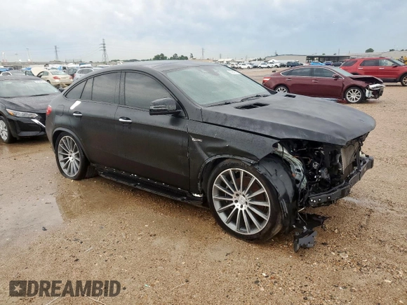 2019 Mercedes-Benz GLE 43 AMG z VIN 4JGED6EB7KA141812, wystawiony jako Copart lot #56543385 z przebiegiem 94 917 mil mil oraz Szkoda całkowita • Salvage title. Historia ofert i sprzedaży dostępna na DreamBid. Obrazek 4.