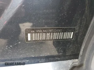 2014 Kia Cadenza Premium with VIN KNALN4D78E5124361, listed as a Copart auction lot 86970534 with 183,228 mi miles and Salvage Title. Bid and sale history available at carsss.com. Image 14.