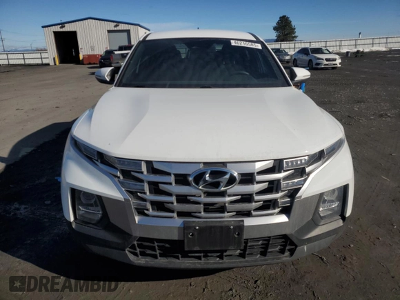 2022 Hyundai Santa Cruz SEL with VIN 5NTJBDAEXNH020980, listed as a Copart auction lot 46216585 with 26,588 mi miles and Salvage Title. Bid and sale history available at carsss.com. Image 5.