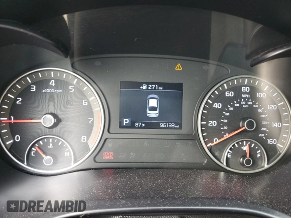 2019 Kia Optima LX with VIN 5XXGT4L38KG290749, listed as a Copart auction lot 63119405 with 96,133 mi miles and Salvage title. Bid and sale history available at DreamBid. Image 9.