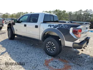 2014 Ford F-150 SVT Raptor with VIN 1FTFW1R6XEFC93674, listed as a Copart auction lot 47443025 with Not Provided miles and Salvage Title. Bid and sale history available at carsss.com. Image 2.