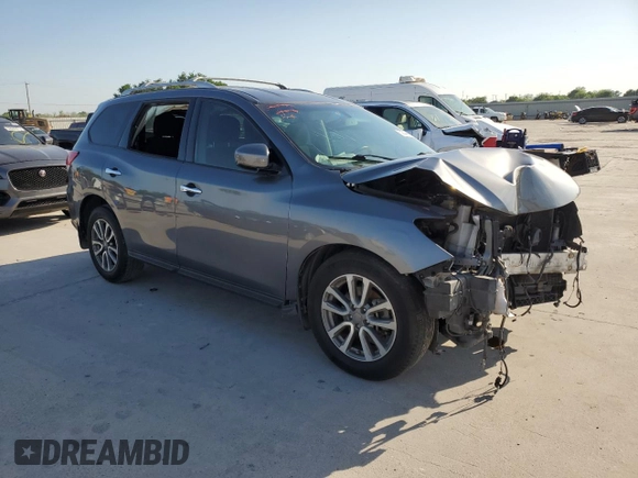 2016 Nissan Pathfinder S with VIN 5N1AR2MN5GC670708, listed as a Copart auction lot 52344905 with 175,435 mi miles and Salvage title. Bid and sale history available at DreamBid. Image 4.