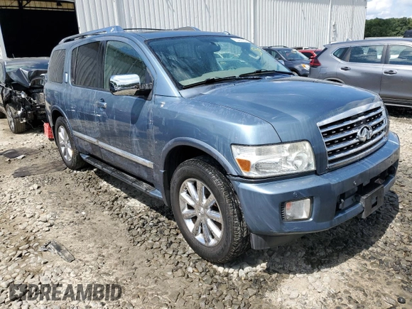 2010 Infiniti QX56 with VIN 5N3ZA0NC5AN900522, listed as a Copart auction lot 66495564 with 149,324 mi miles and Salvage Title. Bid and sale history available at carsss.com. Image 4.