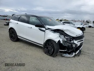 2023 Land Rover Range Rover Evoque Dynamic SE with VIN SALZL2FX7PH222070, listed as a Copart auction lot 48622145 with 5,837 mi miles and Salvage Title. Bid and sale history available at carsss.com. Image 4.