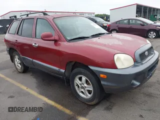2003 Hyundai Santa Fe GLS with VIN KM8SC73D23U407589, listed as a IAAI auction lot 42341603 with 163,672 mi miles and . Bid and sale history available at DreamBid. Image 1.
