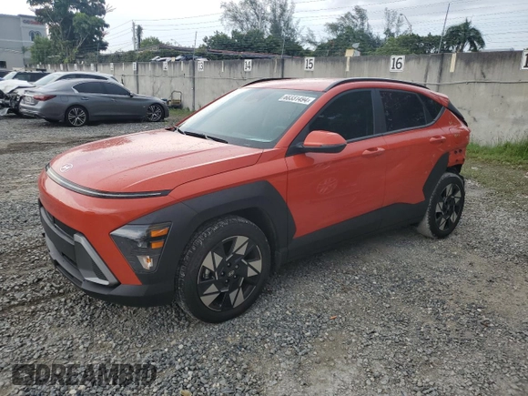 2024 Hyundai Kona SEL with VIN KM8HC3AB1RU058003, listed as a Copart auction lot 68331494 with 4,380 mi miles and Non Repairable. Bid and sale history available at DreamBid. Image 1.