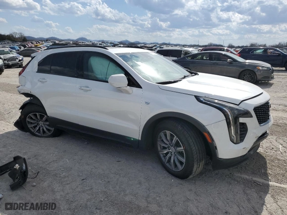 2020 Cadillac XT4 FWD Sport with VIN 1GYFZER45LF028178, listed as a Copart auction lot 49118175 with 52,345 mi miles and Salvage Title. Bid and sale history available at carsss.com. Image 4.