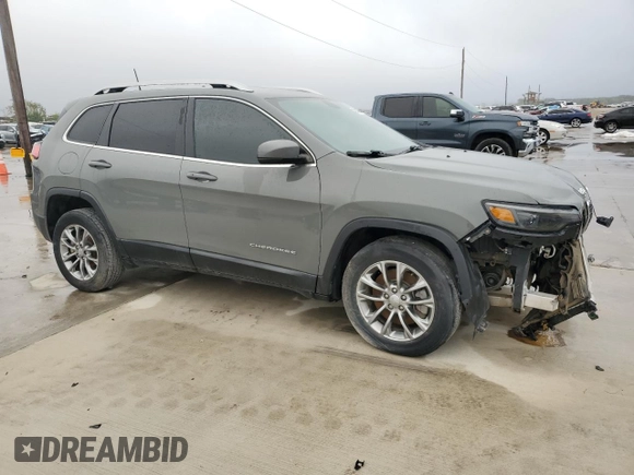 2020 Jeep Cherokee Altitude with VIN 1C4PJLLB3LD577645, listed as a Copart auction lot 79428864 with 38,340 mi miles and Salvage Title. Bid and sale history available at carsss.com. Image 4.