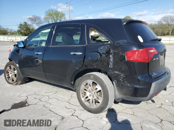 2008 Acura MDX with VIN 2HNYD282X8H538165, listed as a Copart auction lot 52213115 with 190,989 mi miles and Salvage Title. Bid and sale history available at DreamBid. Image 2.