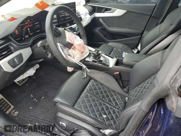 2023 Audi S5 Sportback Premium Plus z VIN WAUB4CF53PA061166, wystawiony jako Copart lot #42357735 z przebiegiem 21 540 mil mil oraz Szkoda całkowita • Salvage title. Historia ofert i sprzedaży dostępna na DreamBid. Obrazek 7.