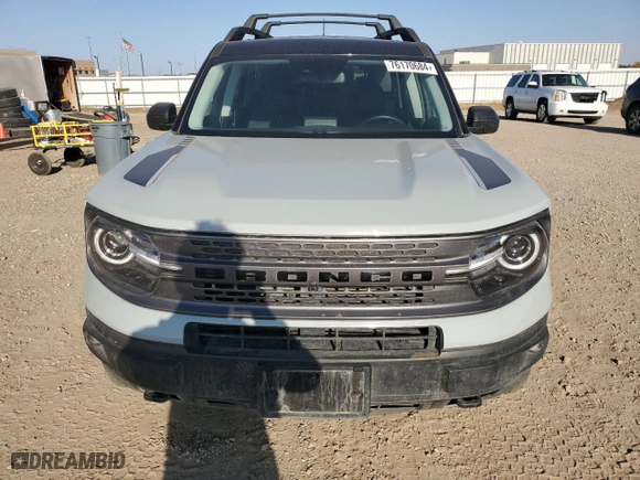 2021 Ford Bronco Sport First Edition with VIN 3FMCR9F92MRA50929, listed as a Copart auction lot 76170684 with 29,463 mi miles and Salvage Title. Bid and sale history available at carsss.com. Image 5.