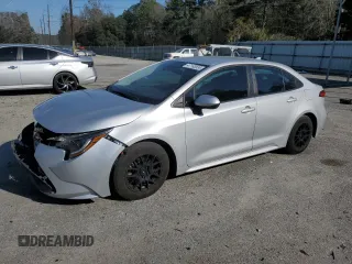 2020 Toyota Corolla L with VIN 5YFDPRAE3LP110093, listed as a Copart auction lot 47163535 with 80,139 mi miles and Salvage Title. Bid and sale history available at carsss.com. Image 1.