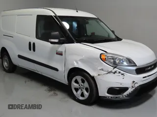2022 Ram ProMaster City Cargo Tradesman with VIN ZFBHRFAB3N6W24264, listed as a Copart auction lot 64126785 with 46,679 mi miles and Salvage title. Bid and sale history available at DreamBid. Image 1.