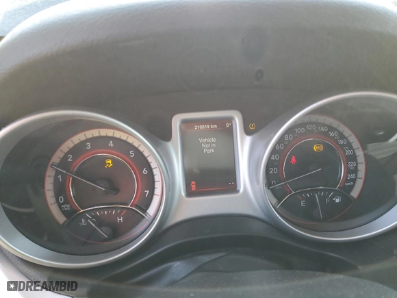 2014 Dodge Journey SE Plus with VIN 3C4PDCAB3ET107669, listed as a Copart auction lot 48662635 with 210,519 mi miles and Salvage Title. Bid and sale history available at carsss.com. Image 9.