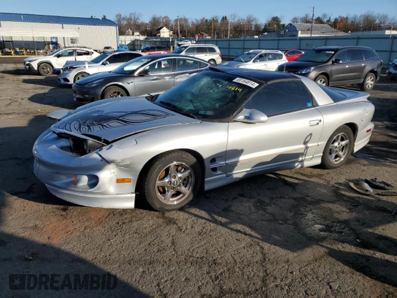 2000 Pontiac Firebird Firebird z VIN 2G2FS22K3Y2159513, wystawiony jako Copart lot #85164814 z przebiegiem 187 188 mil mil oraz Szkoda całkowita • Salvage title. Historia ofert i sprzedaży dostępna na DreamBid. Obrazek 1.